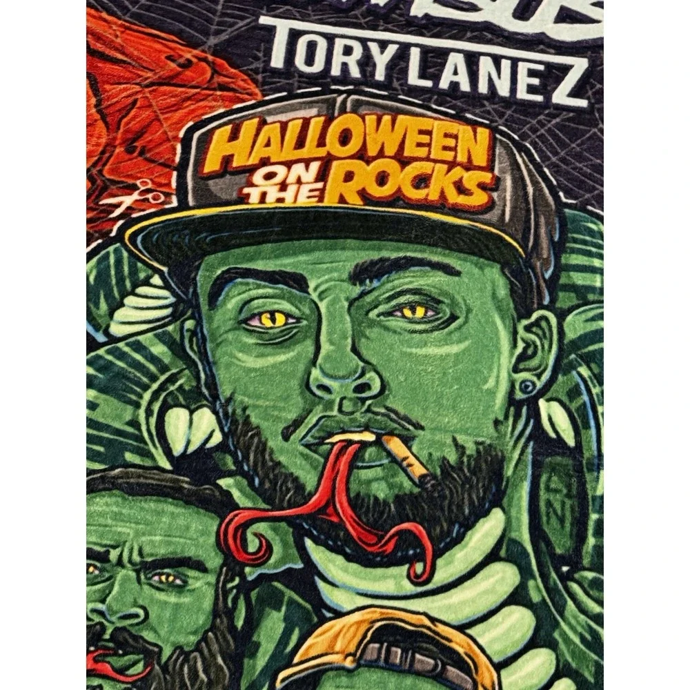 Mac Miller Red Rocks Halloween Concert Large Area Rug 92